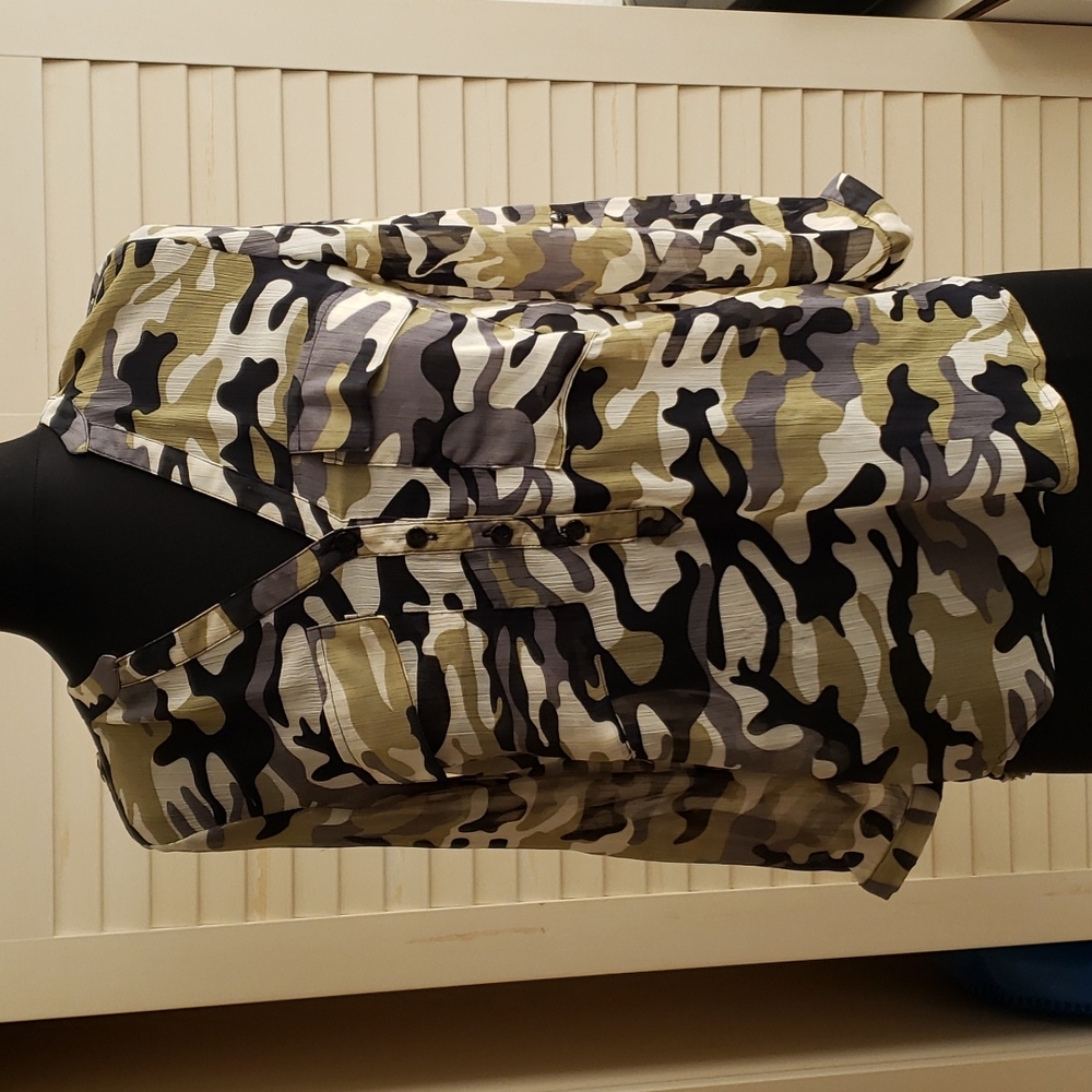 Camo blouse